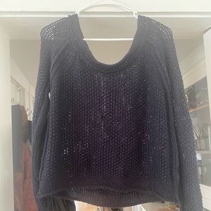 Free People navy sweater!